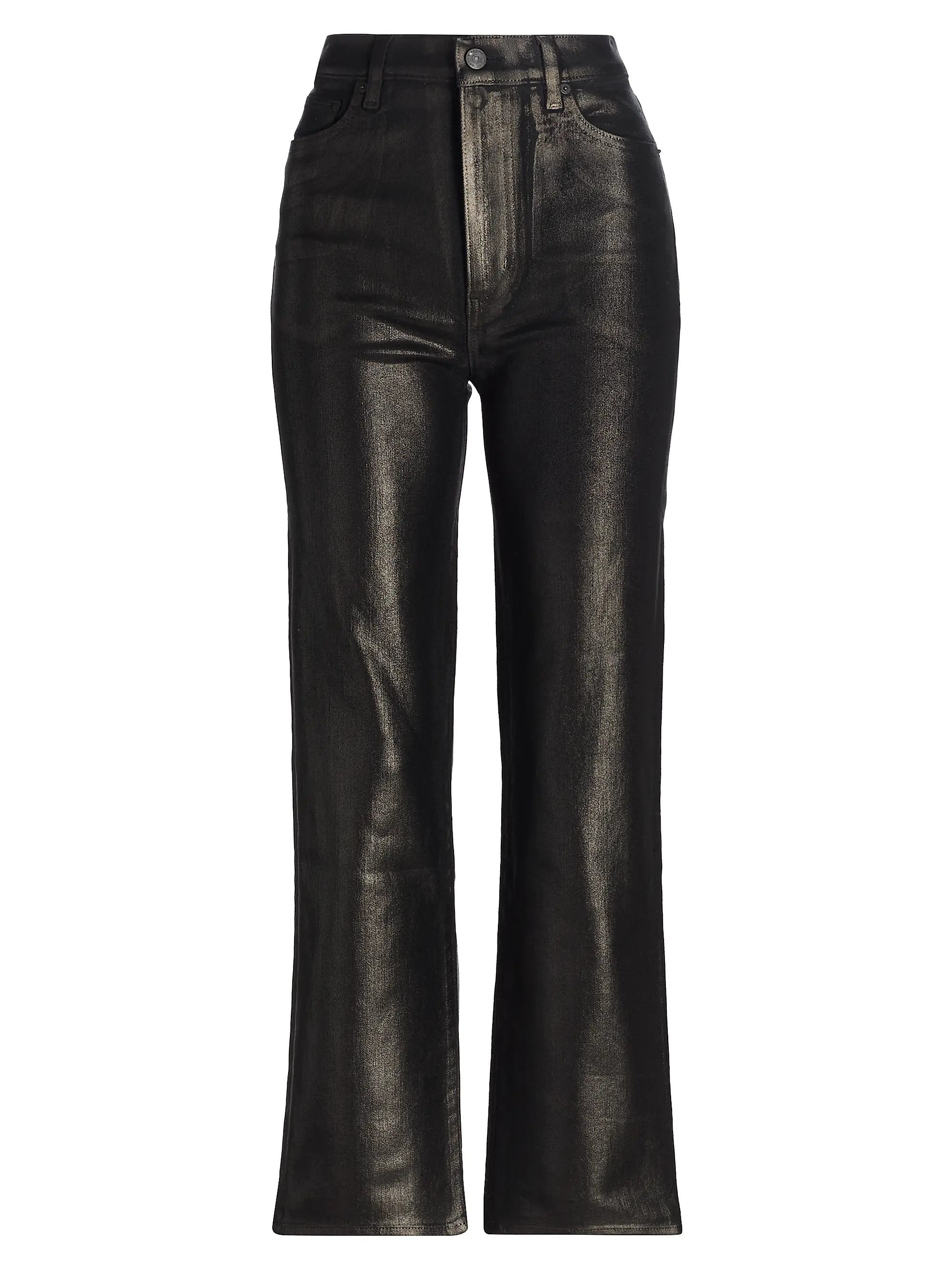 Le Sleek Straight Faux Leather Pants