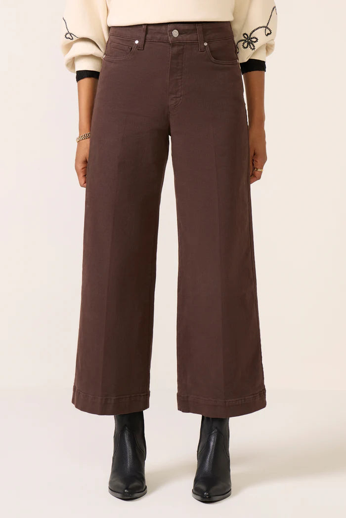 Anessa high-rise crop wide-leg jeans