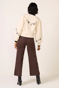 Anessa high-rise crop wide-leg jeans