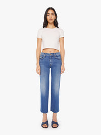 The Mid Rise Rambler Zip Ankle Fray