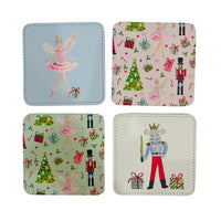 Nutcracker Ballet Coasters, Set of 4