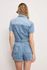 Fit for Success Lite Linen Denim Shorts Jumpsuit