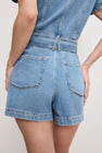 Fit for Success Lite Linen Denim Shorts Jumpsuit