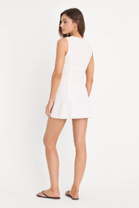 Eyelet Mini Dress