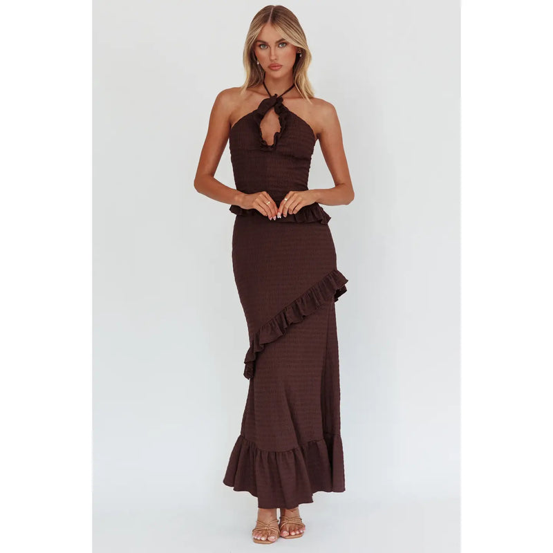 Crinkle Maxi Dress