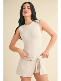 Creme Puff Tie Dress