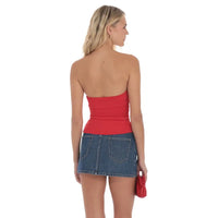 Ruched Tube Top