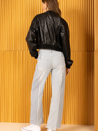 Faux Leather Jacket