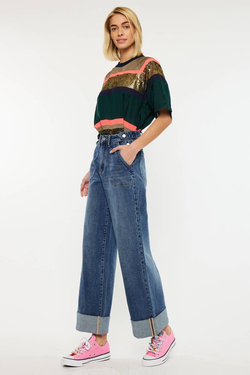 Ultra High Rie 90’S Wide Leg Trousers