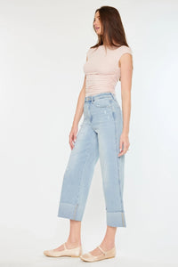 Sully 90's Cropped Wide Leg Jeans