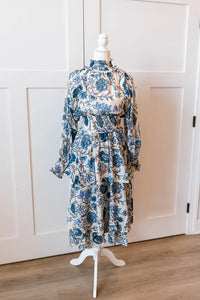Tiered Floral Maxi Dress