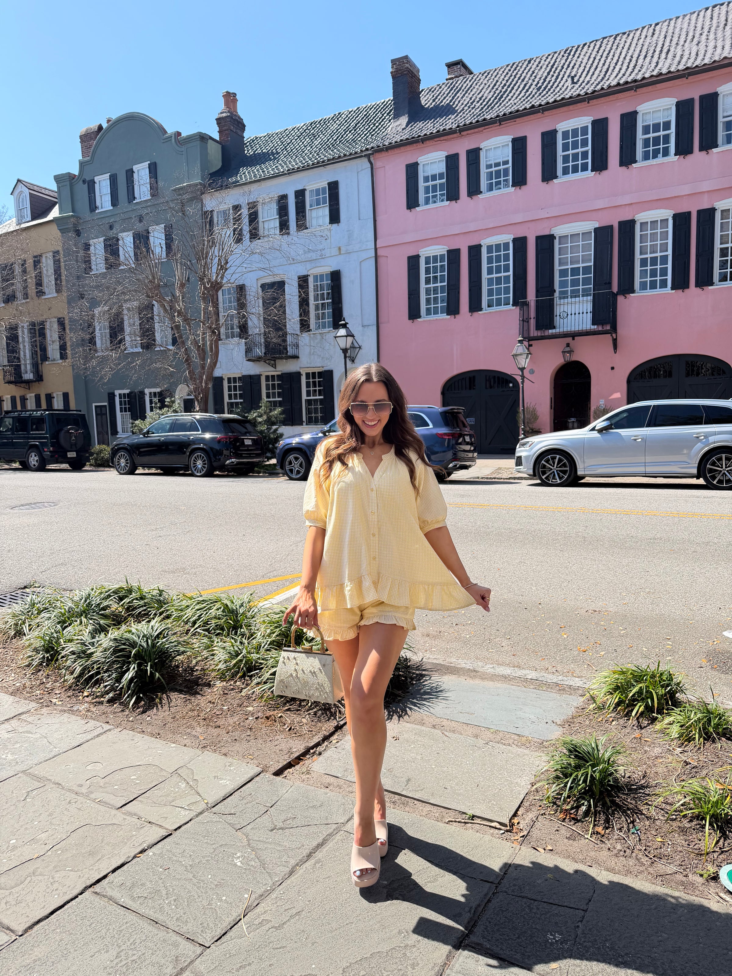 Gingham Spring Short Set