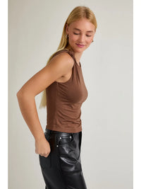 Mocha Knot Top