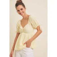 Sunshine Babydoll Top