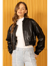 Faux Leather Jacket