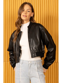 Faux Leather Jacket
