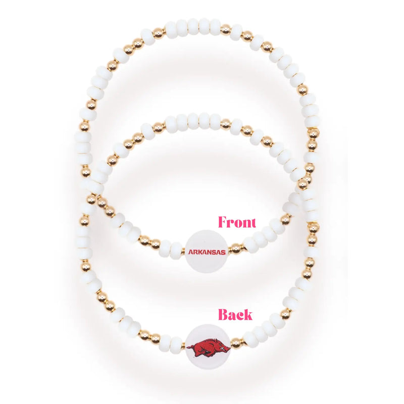 Arkansas/Woo Pig Logo Bracelet
