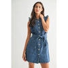 Stylish Denim Button-Down Dress