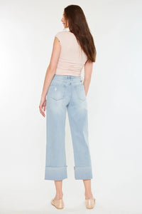 Sully 90's Cropped Wide Leg Jeans