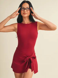Wrapped in Wine Romper