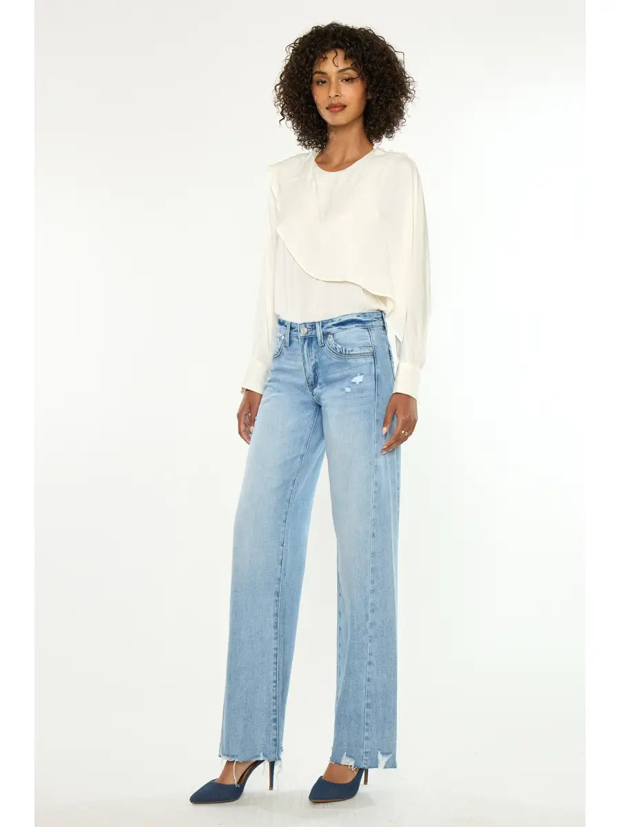 KanCan Mid Rise Wide Leg