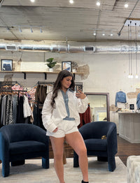 Button Down Short Set