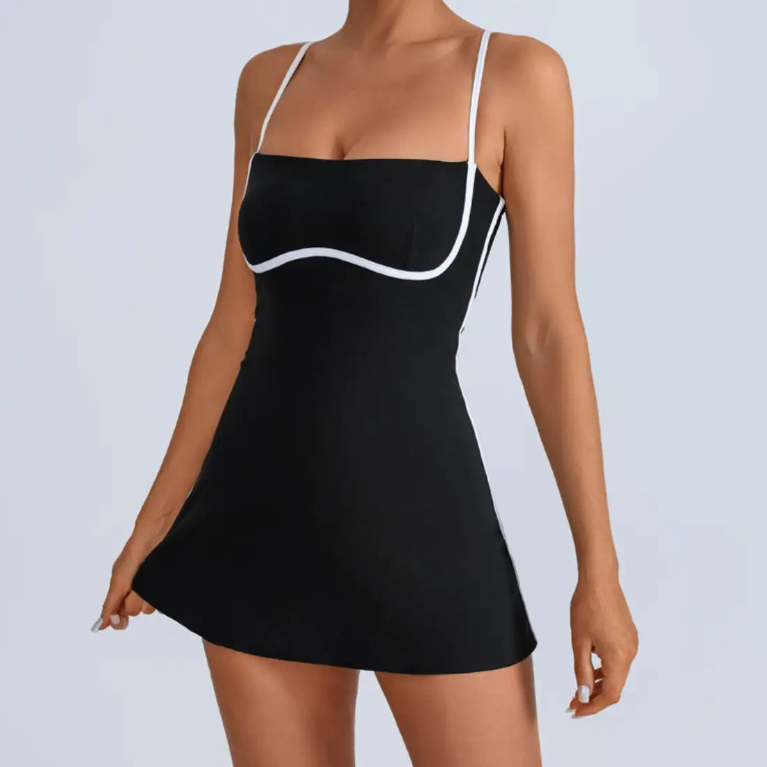 Fine Line Mini Dress