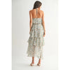 Tiered Floral Maxi Dress