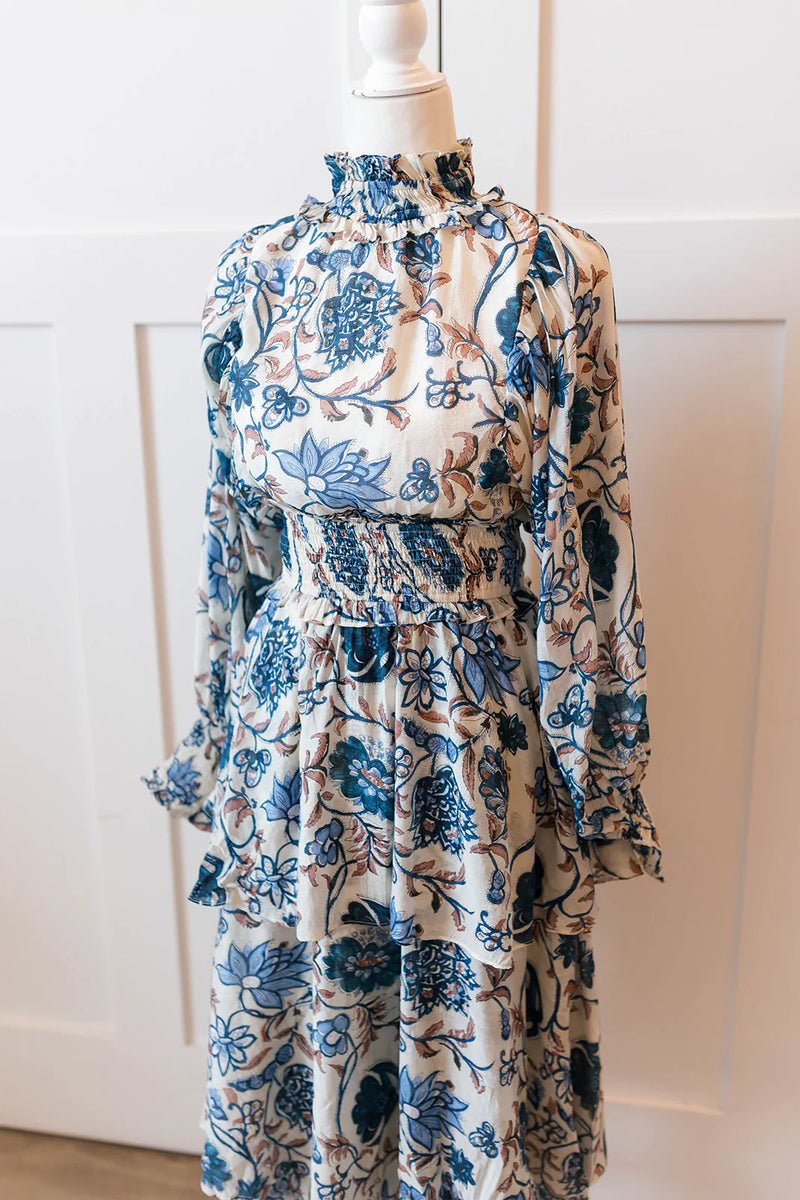 Tiered Floral Maxi Dress