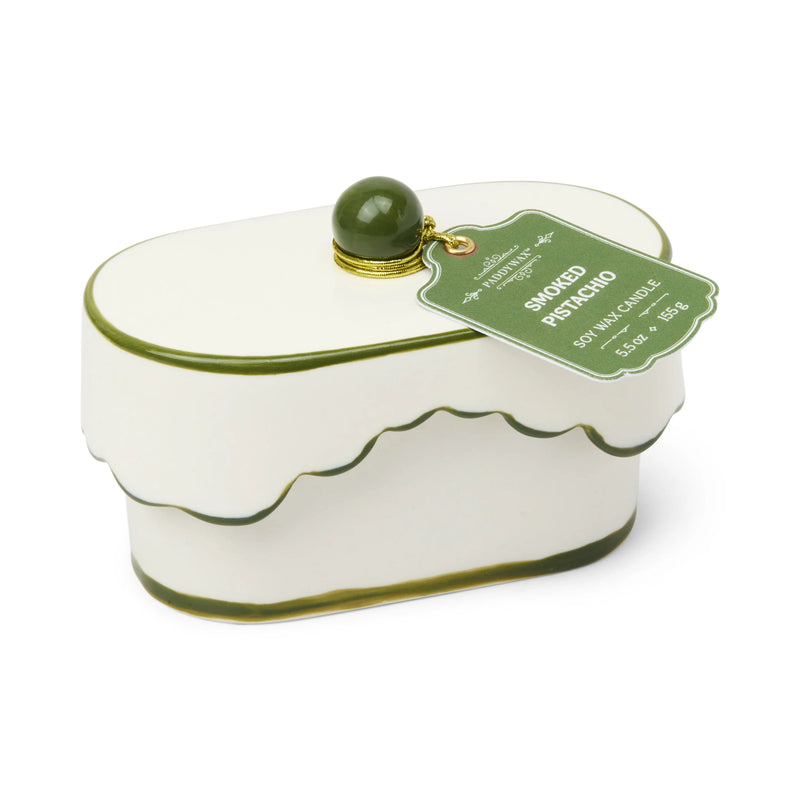 Chérie 5.5 oz Ceramic Candle - Smoked Pistachio