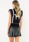 Sleeveless Horse Knit Vest