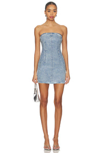 Crystal Strapless Mini Dress