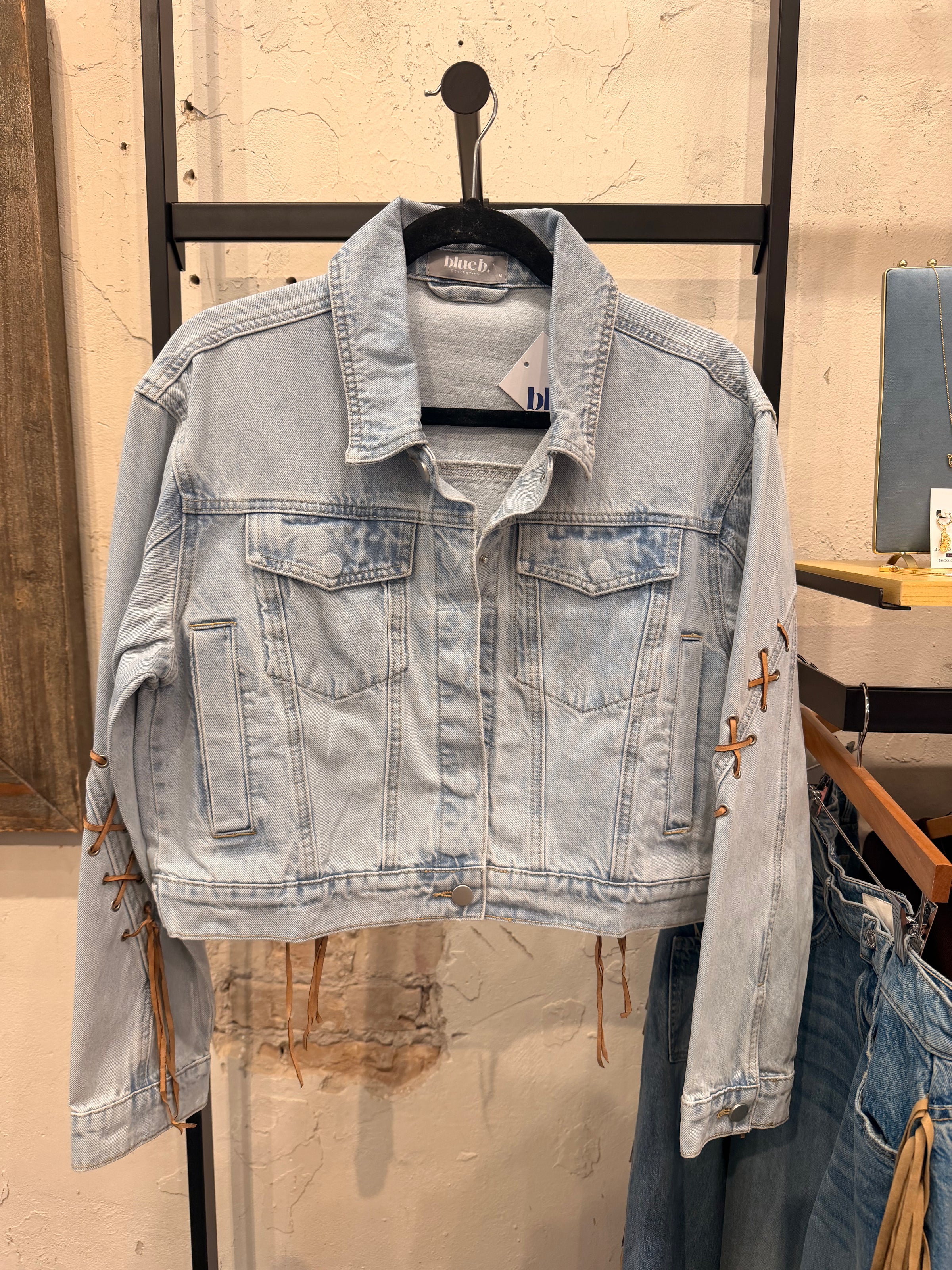 Laced Denim Jacket