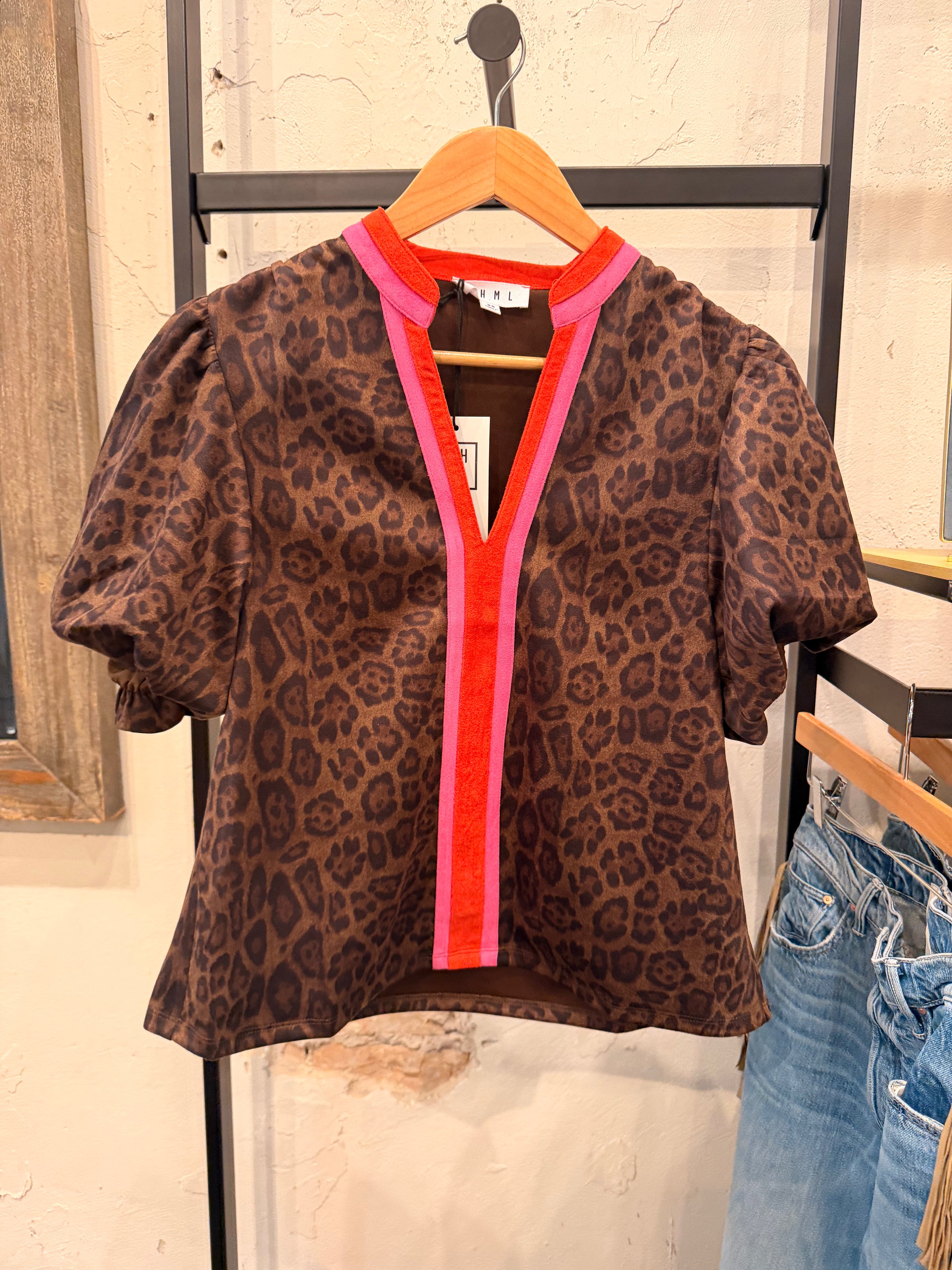 Valentine Leopard Top