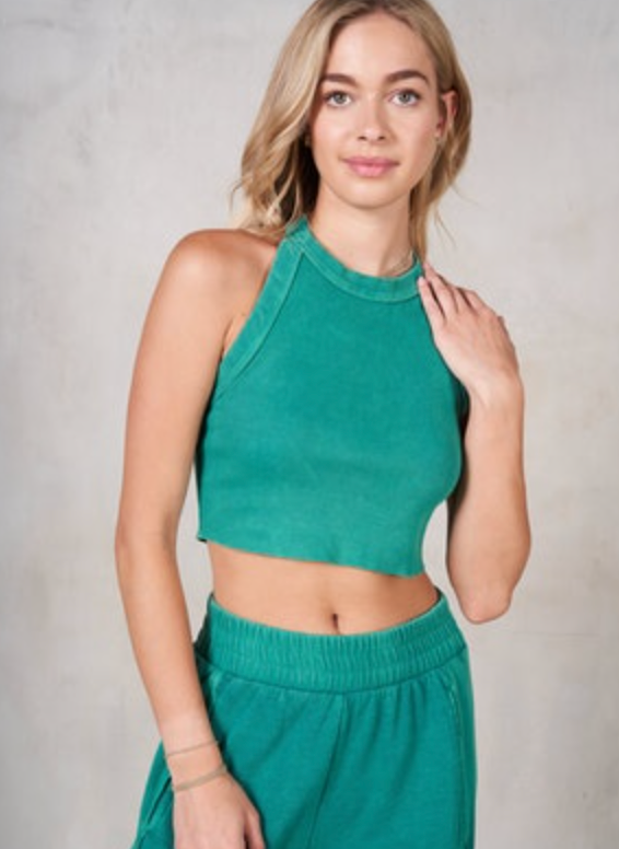 Buy online Women's Crop Halter Neck Top from western wear for Women by  Disrupt for ₹489 at 46% off