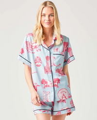 Dallas Pajama Short Set