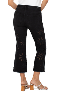 Hannah Crop Flare Floral