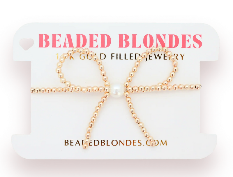 Pearl Bow Bracelet