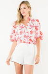 Puff Sleeve Print