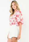 Puff Sleeve Print