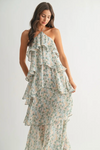 Tiered Floral Maxi Dress
