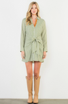 Long Sleeve Striped Dress