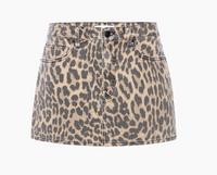 Leopard Good 90s Mini Skirt
