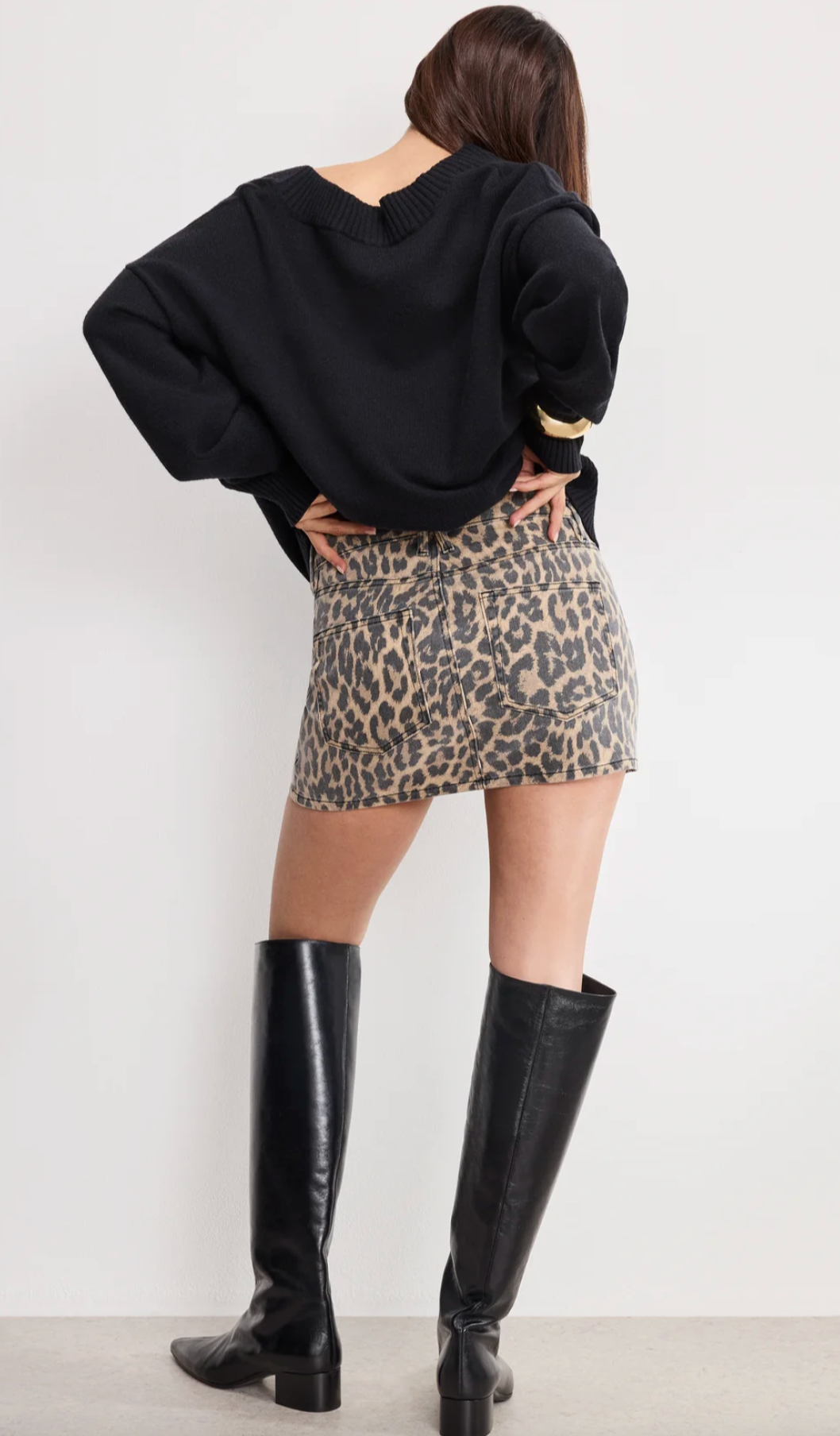 Leopard Good 90s Mini Skirt