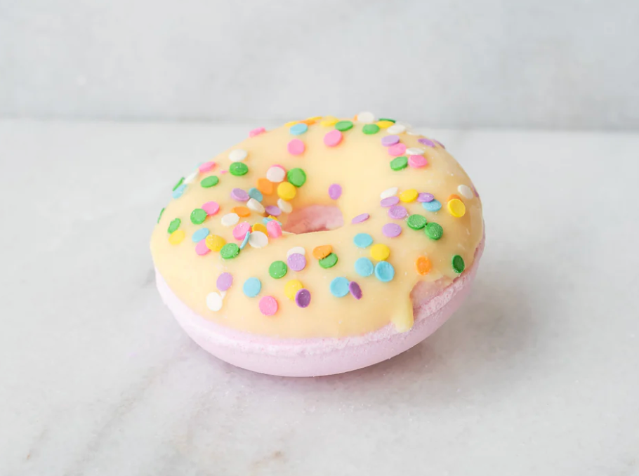 Pink Lemonade Donut Bath Bomb