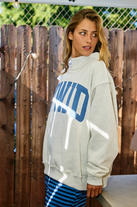 WWJD 'wwjd & Amen' Reversible Mock Neck Sweatshirt