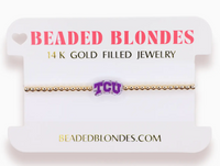 Beaded Blondes College Bracelets
