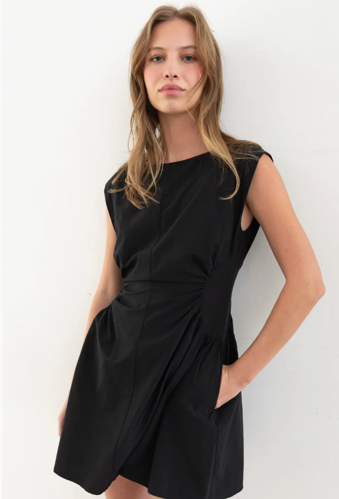 Ruched Mini Dress