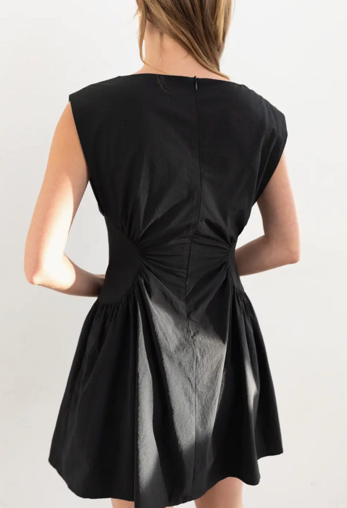 Ruched Mini Dress