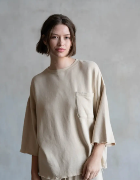 Oversized Short Sleeve Crew
